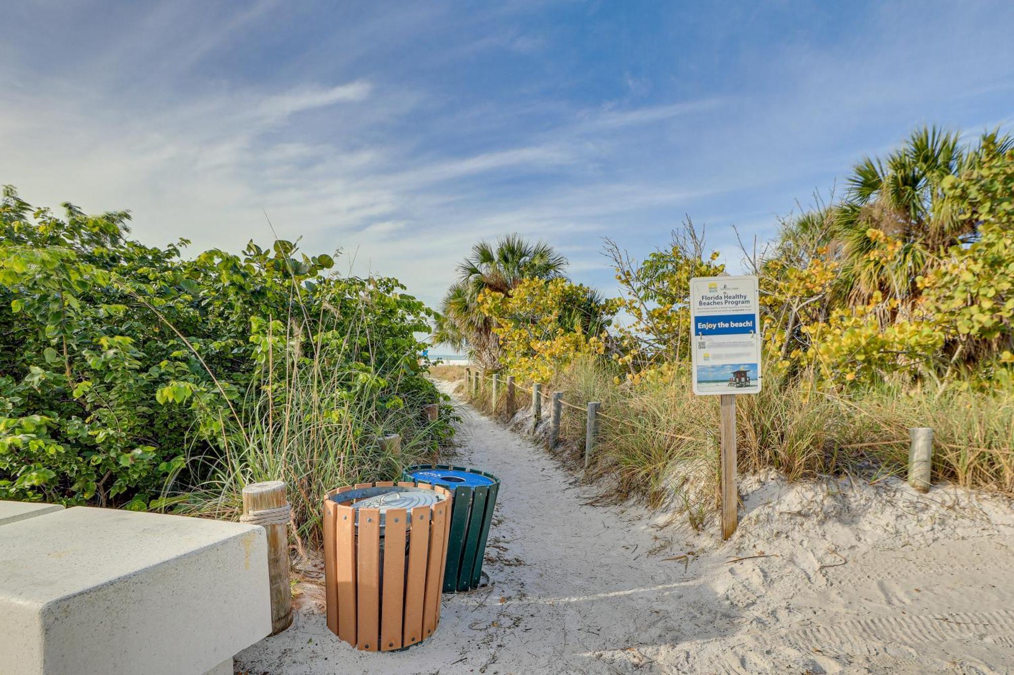 Beachfront Siesta Key Condo With Pool Access! Esterno foto